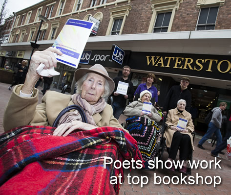 Poets show work at top bookshop